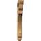Ekena Millwork Olympic Arts and Crafts Rough Sawn Bracket w/ Offset Brace, Western Red Cedar, 6"W x 48"D x 48"H BKT0604X48X48OLY03RWR - alternate 2